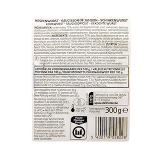 Delhaize | Hespenworst Ecopack 300 gr