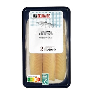 Delhaize | Filet de truite | Fumé 