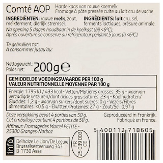 Taste of Inspirations | Fromage | Comté | AOP | 12 mois | Bloc 