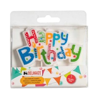 Delhaize | Home | Kaars Happy Birthday 