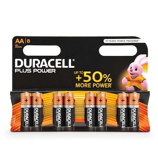 Duracell | Piles | Plus power | Alkaline | AA 