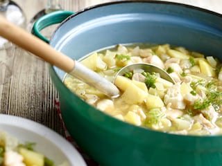 Cocotte de poisson au fenouil et aux pommes de terre