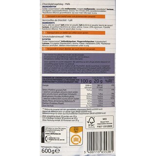 Delhaize | Chocoladehagelslag | Melk 600 gr