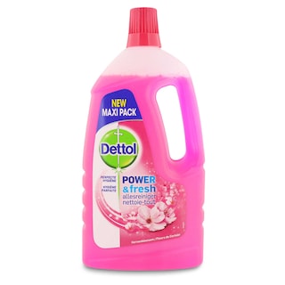 Dettol | Nettoie-tout | Power & Fresh | Fleurs de Cerisier | 2x1,5L Duopack 