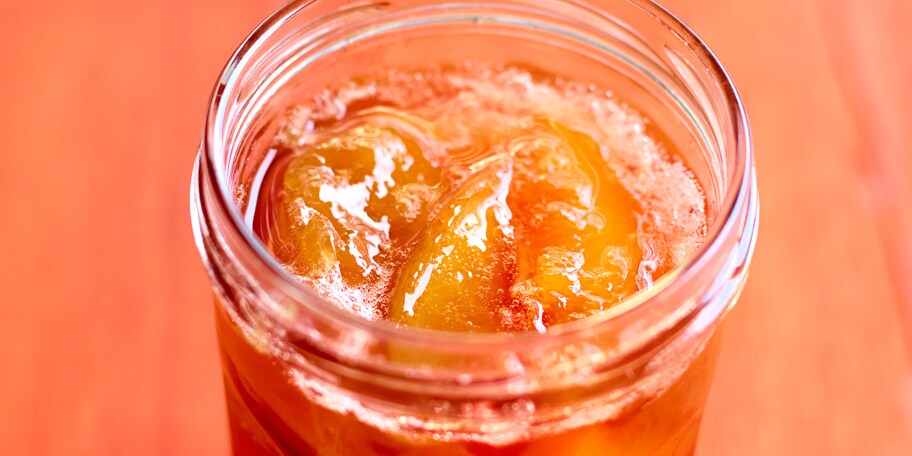 Confiture de nectarines à la citronnelle