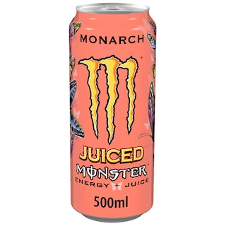 Boisson énergisante | Juiced monarch | Pêche | Nectarine