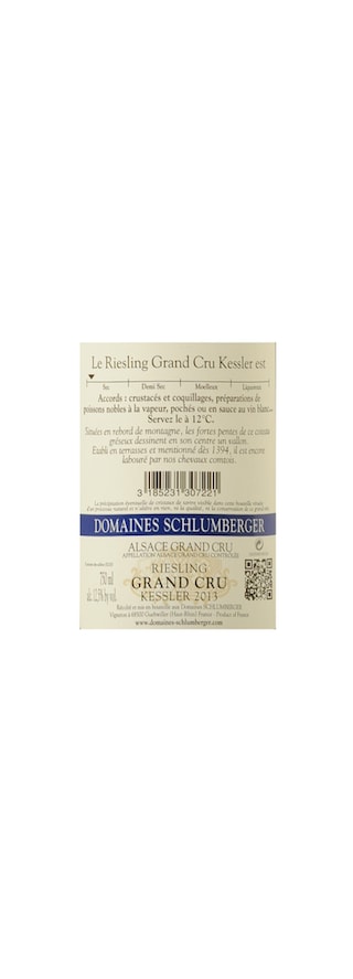 France - Frankrijk | Alsace | Schlumberger Riesling Grand Cru Kessler 13 