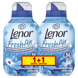 Lenor | Wasverzachter| Fresh Air Blue | 2X36DS |1+1 