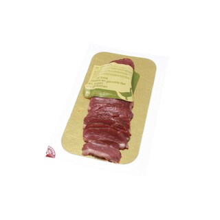 Delhaize | Gebakken en gerookte ganzenfilet in sneden 