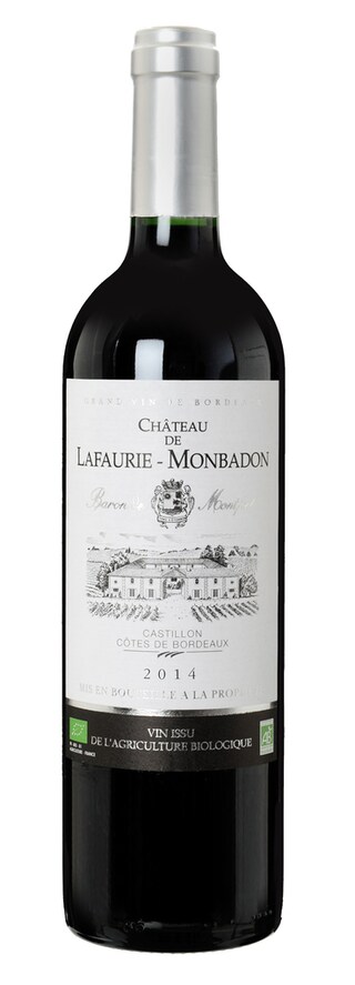 France - Frankrijk | Bordeaux - Côtes de Bordeaux | Château de Lafaurie Monbadon 2014 Rood | Bio 