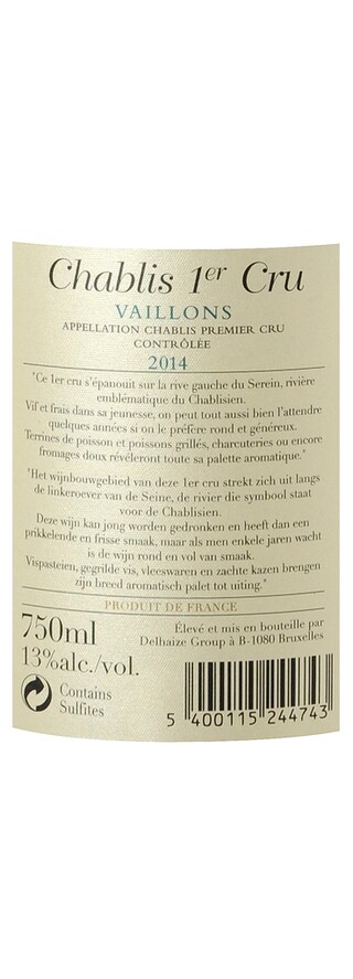 France - Frankrijk | Bourgogne - Chablis 1er cru | Chablis Vaillons 14 