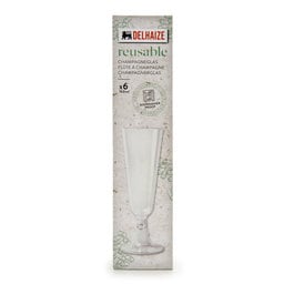 Flute à champagne réutilisable | plastique | 15cl