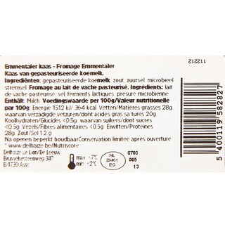 Delhaize | Emmental | Mini portion 