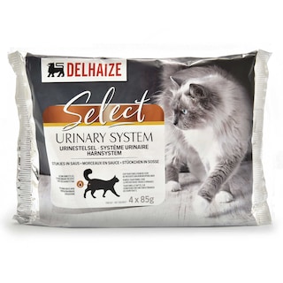 Delhaize | Aliment chat | Pouch | Système uninaire sain 
