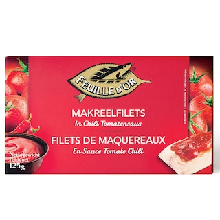 Feuille d'Or | Maquereaux | Filets | Sauce chili 