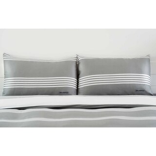 Karl Lagerfeld | Taies d'oreiller | 50x70 | gris/blanc 