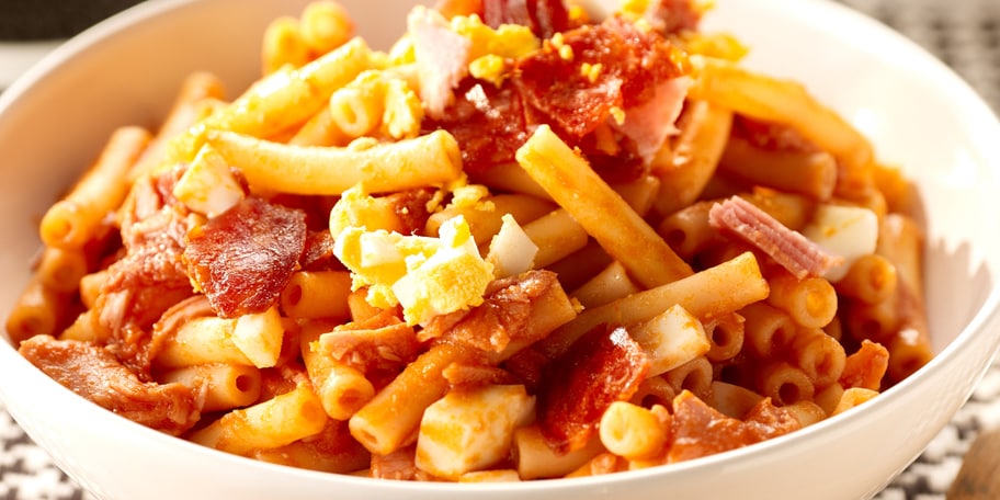 Macaroni met chorizo