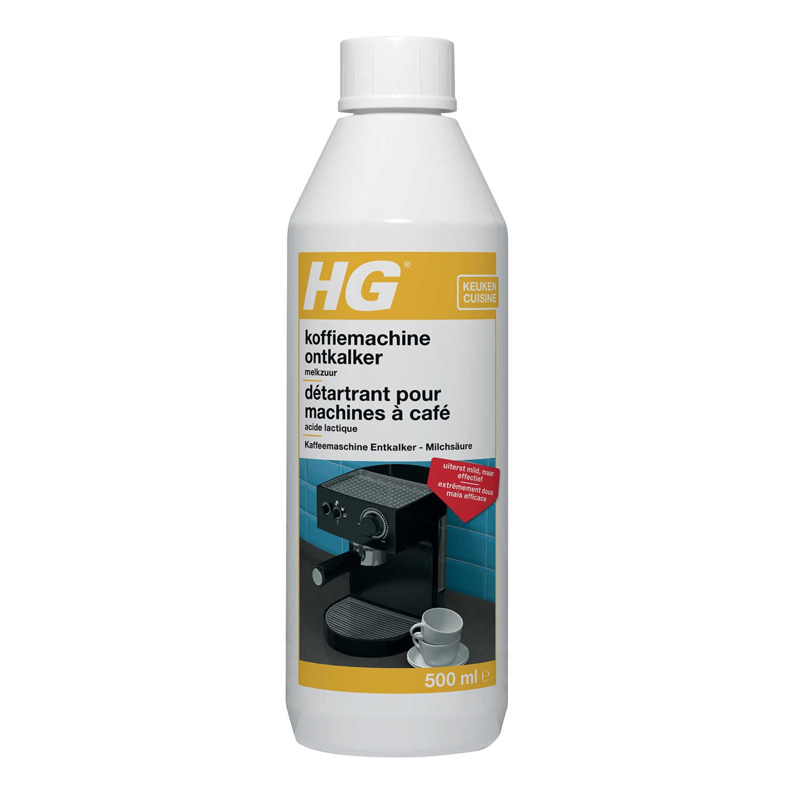 HG Koffiemachine | Ontkalker Melkzuur | 500ml