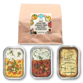 Foodmaker | Vedgebag | 3 bereide | Chili sin carne | Lasagne pesto zucchini | Indian Curry | Bio 