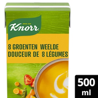 Knorr | Soep in brik | Groentenweelde met 8 groenten | 500 ml 