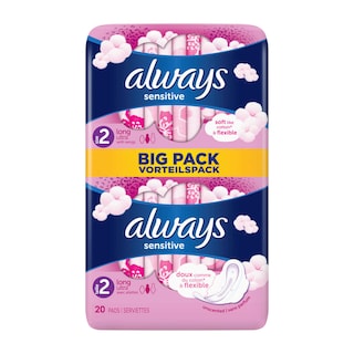 Always | Sensitive | Serviette hygiénique | Ultra Sensitive | Long Plus 