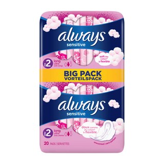 Always | Sensitive | Serviette hygiénique | Ultra Sensitive | Long Plus 