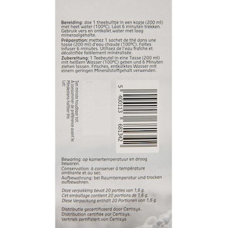 Delhaize | Bio | Kruidenthee | No stress | Zakjes | Bio 