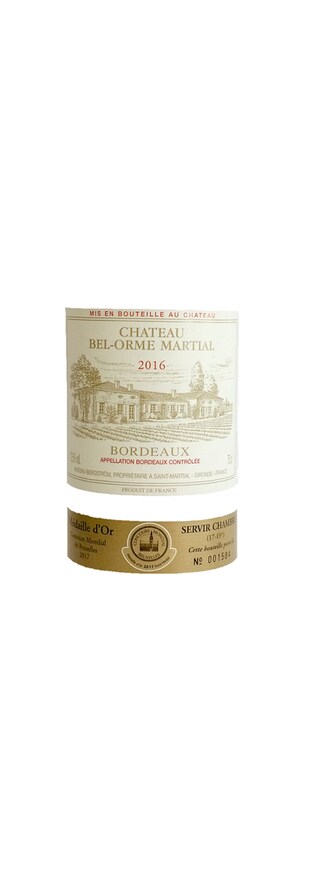 France - Frankrijk | Bordeaux - Bordeaux AC | Château Bel-Orme Martial 2016 Rouge 