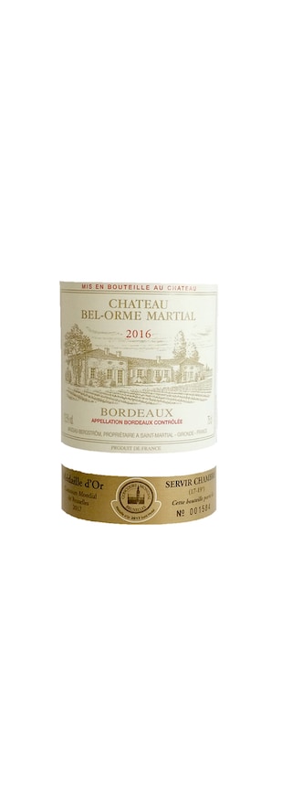 France - Frankrijk | Bordeaux - Bordeaux AC | Château Bel-Orme Martial 2016 Rouge 