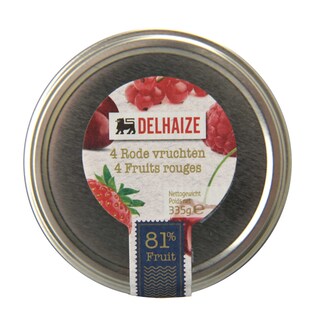 Delhaize | Confituur | Rode fruit | 81% 