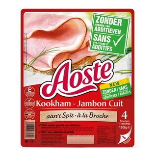 Aoste | Jambon Cuit à la broche | Sans additives 