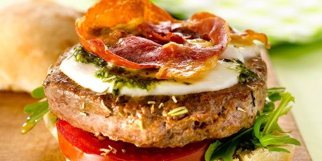 Hamburgers op Italiaanse wijze