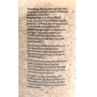 Delhaize | Orzo | Bio 