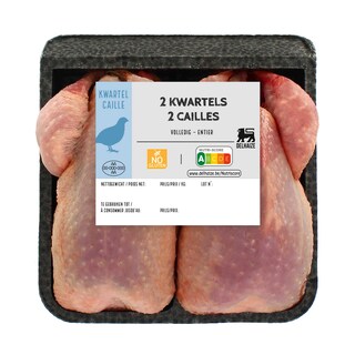 Delhaize | Kwartels | 2+2 gratis 