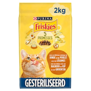 Friskies | Kattenvoeding | Sterilised | Kalkoen & Kip 