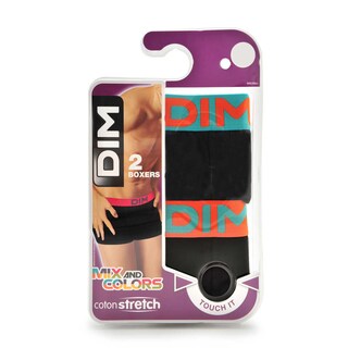 Dim | Boxer Mix&Colors | blauw/oranje | T4 
