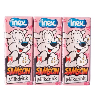 Inex | Lait | Aromatisé | Fraise | Samson 3 x 20 cl