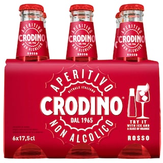 Crodino | 6x17.5cl | Rosso | Na 6 x 17,5 cl