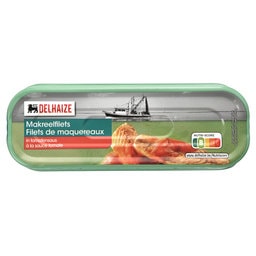 Delhaize | Maquereaux | Filets | Sauce tomate 169 gr