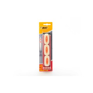 Bic | Potloden + 3 Gommen 