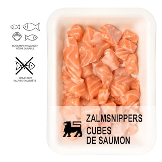 Delhaize | Cubes de saumon 