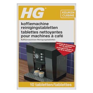 HG | Tablettes Nettoyantes | Machines à café | 10st 10 pc