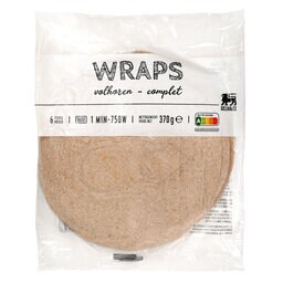 Wraps | Complet | 6P | Sans lactose