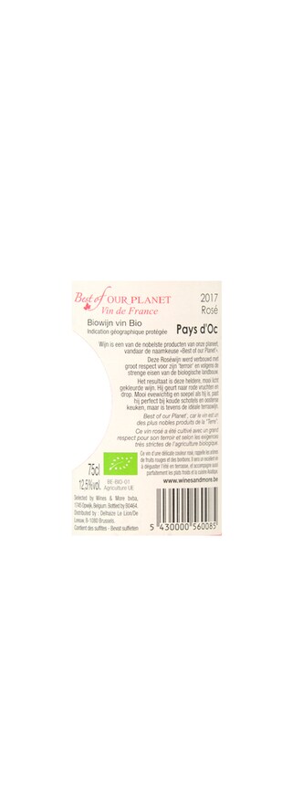 France - Frankrijk | Midi de la France - Oc IGP | Best Of Our Planet Rosé | Bio 