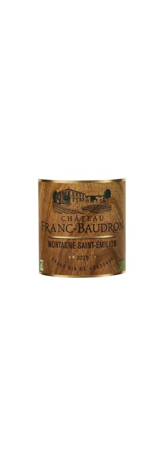 France - Frankrijk | Bordeaux - Montagne St Emilion | Château Franc Baudron 2015 Rouge | Bio 