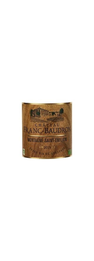 France - Frankrijk | Bordeaux - Montagne St Emilion | Château Franc Baudron 2015 Rouge | Bio 