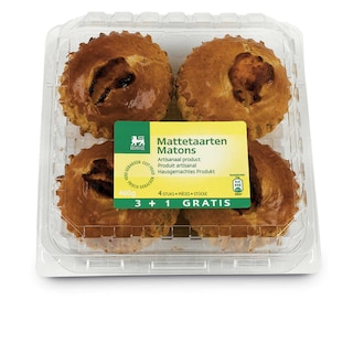 Delhaize | Mattentaartjes | 3 + 1 gratis 
