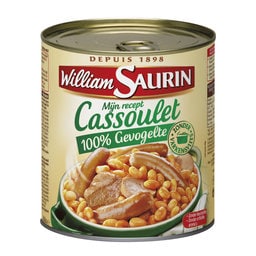 William Saurin | Cassoulet Volaille| Mitonné - Volaille |Plat Préparé |840g