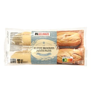 Delhaize | Kleine witte broodjes 300 gr