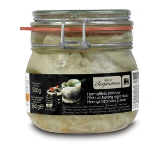 Taste of Inspirations | Delhaize | Haringfilets | Zoetzuur 